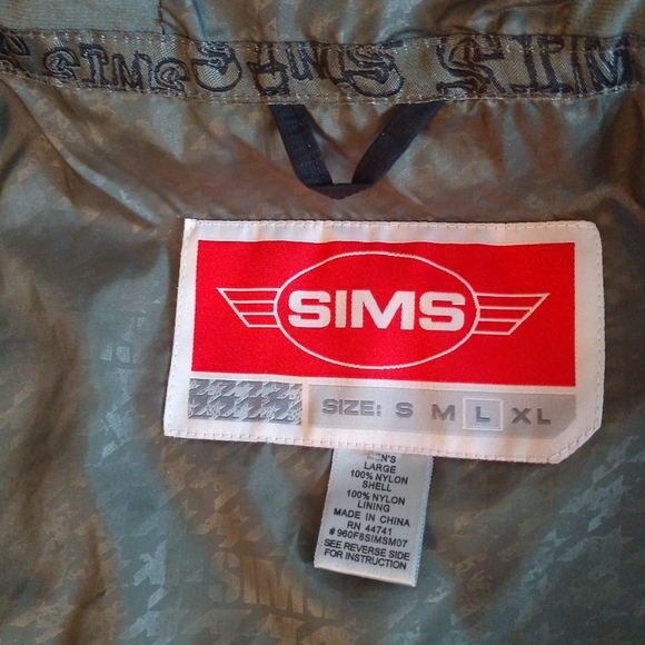 Large Men's Sims Jacket Black - Picture 4 of 5
